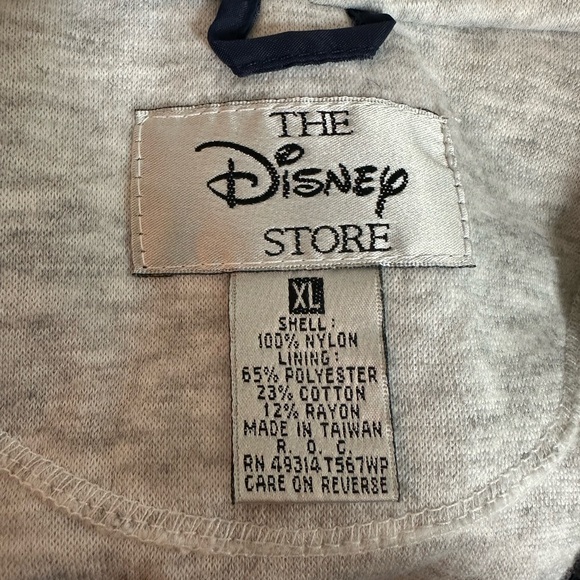 The Disney Store 1966 Navy Blue Winnie the Pooh Windbreaker Jacket Size XL Women - Picture 14 of 15